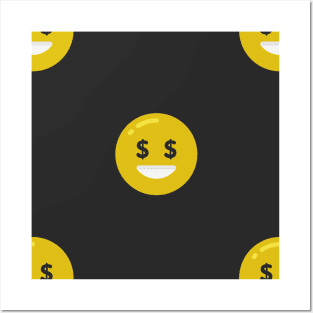 money eye emoji Posters and Art